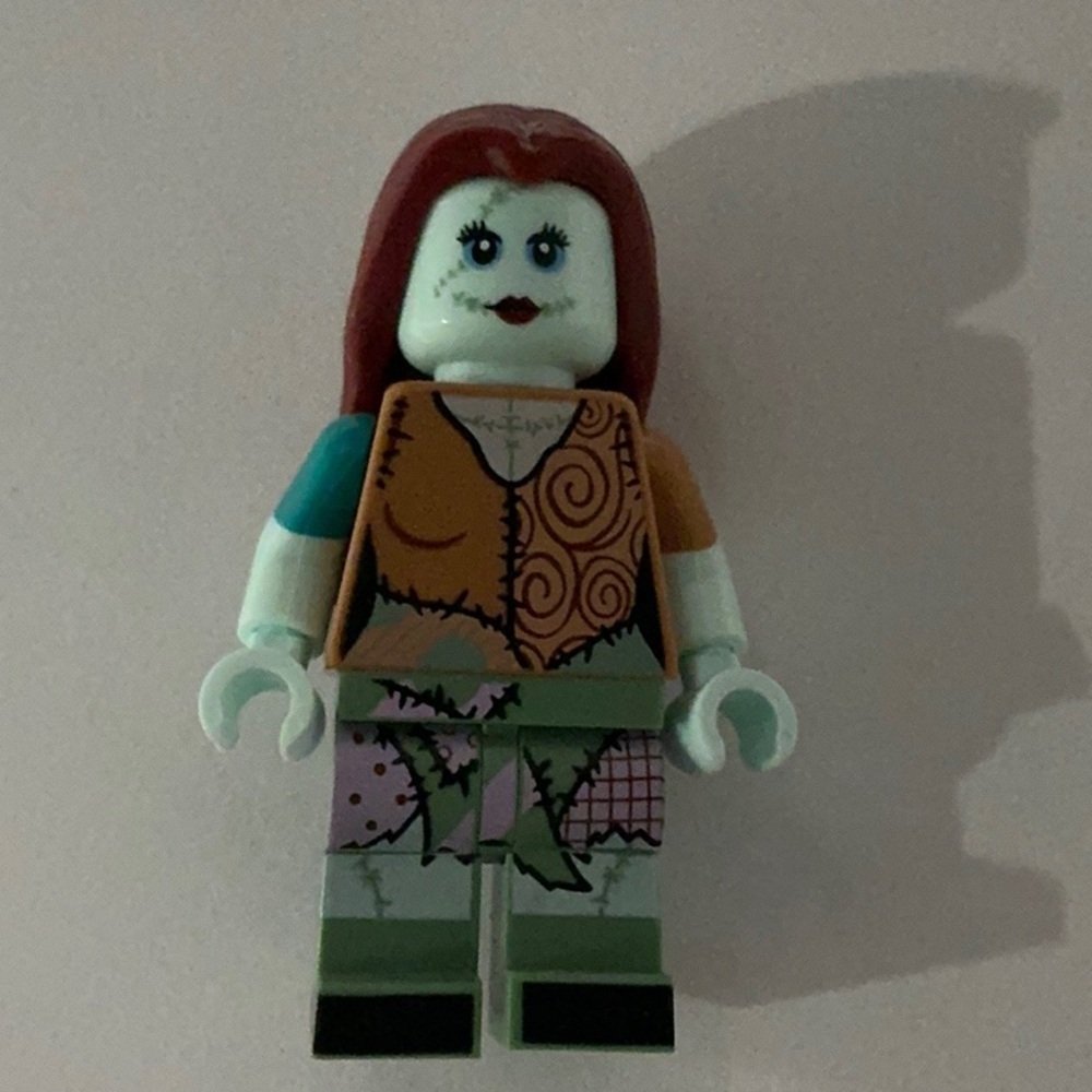 Lego Action Figure with Red and Green Outfit
